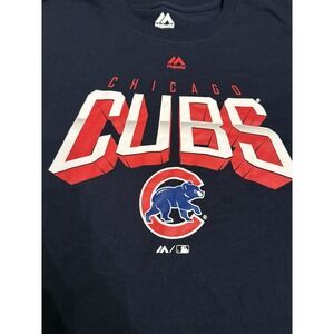 MLB Genuine Majestic Merchandise Chicago Cubs Short Sleeve Size 2XL